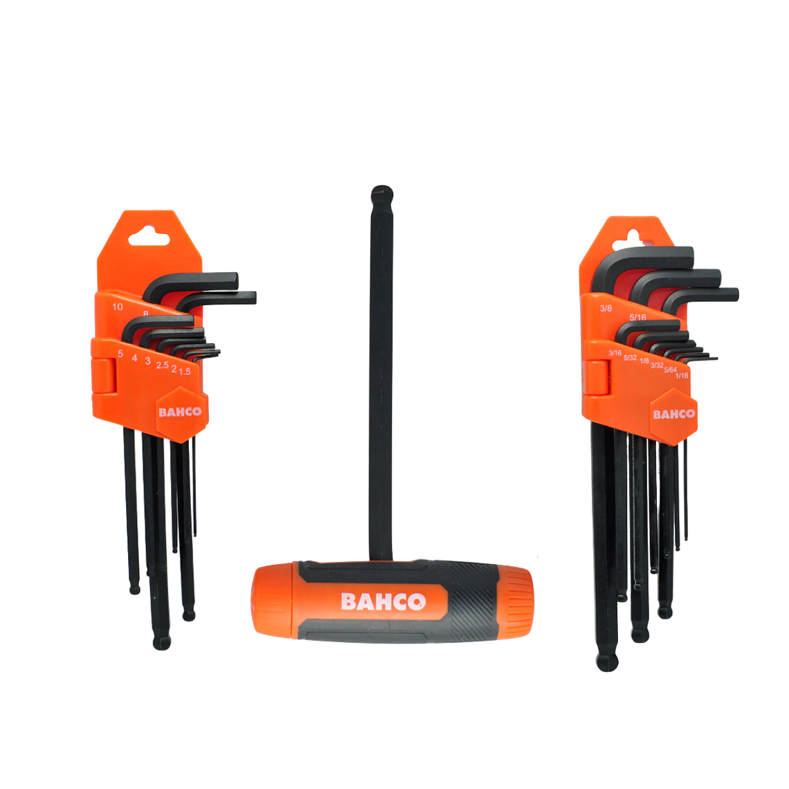 Set de Llaves Allen C/Mango MM y Pulg BAHCO 19Pzas  PLA001HX 1