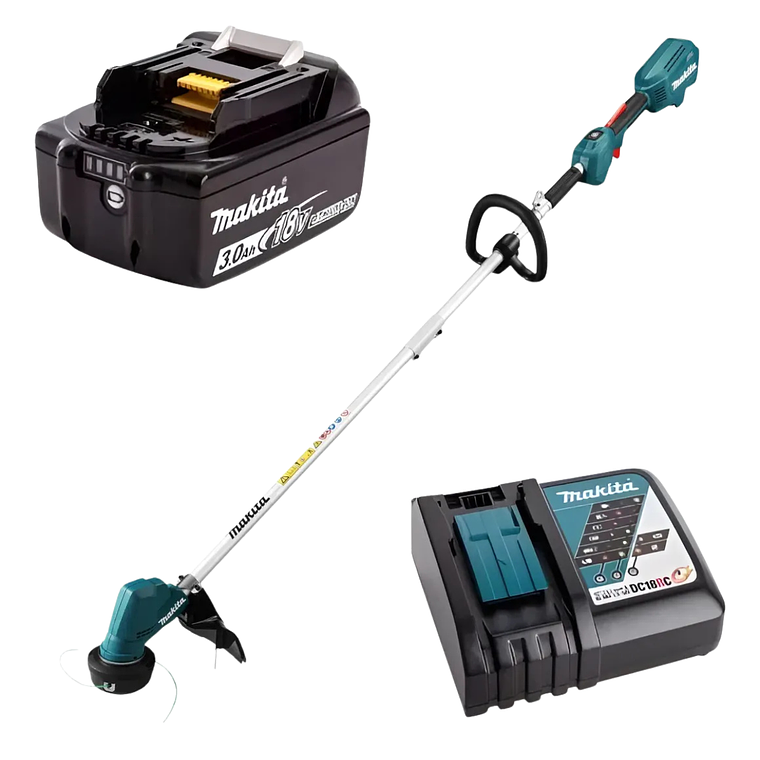 Kit Orilladora Inalámbrica 18v Car/Bat 3Ah Makita DUR192LRF 1