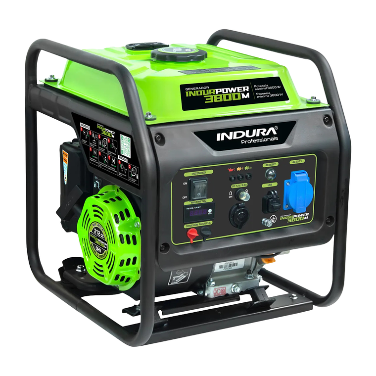 Generador Eléctrico Indura Gasolina 220V 3800m 3.8 Kw 1