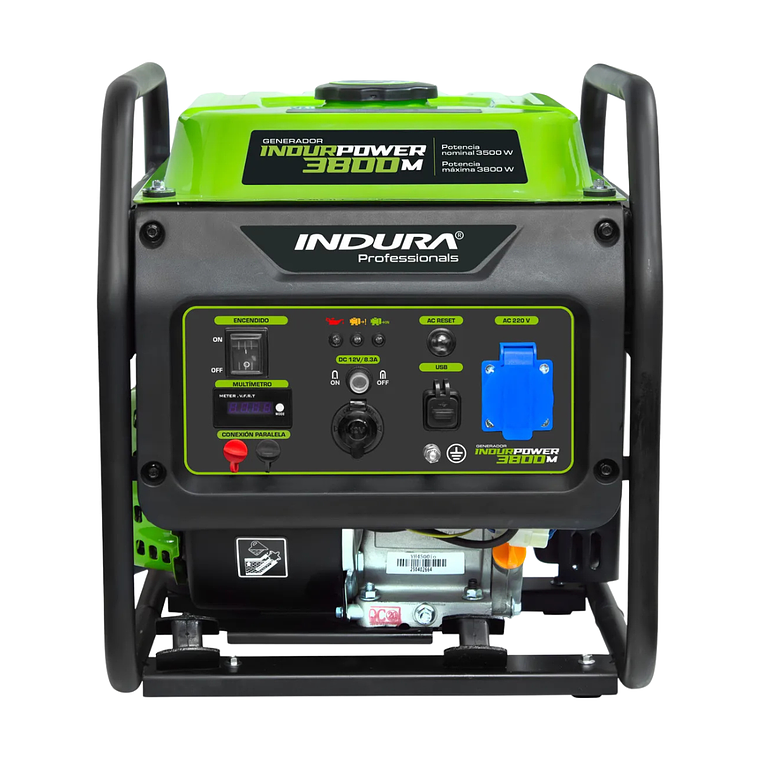 Generador Eléctrico Indura Gasolina 220V 3800m 3.8 Kw 2
