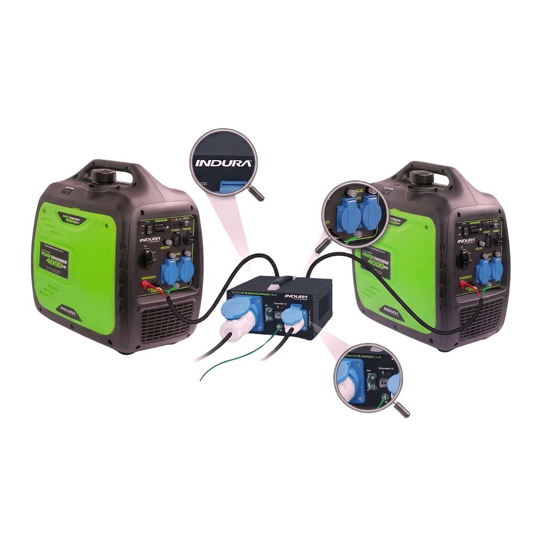 Caja de Conexión en Paralelo Indura Para Generadores 3