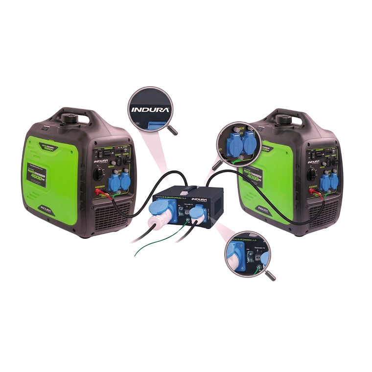 Caja de Conexión en Paralelo Indura Para Generadores 3