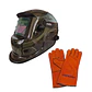 Máscara Para Soldar Profesional + Guante  RBLYE95H - Miniatura 1
