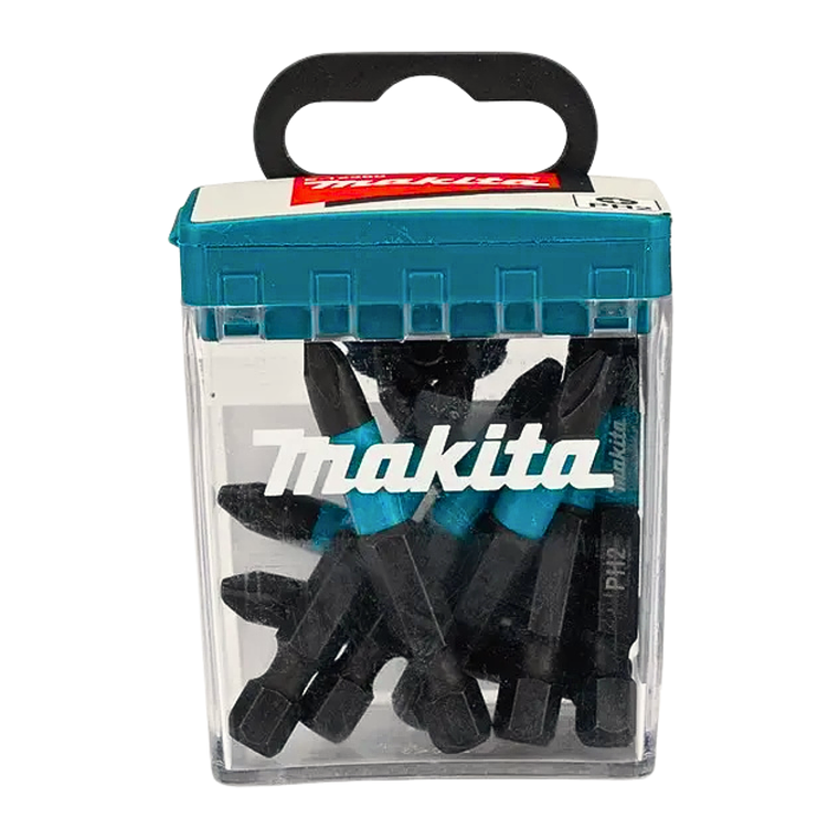 Set 10 Puntas de Impacto Black PH2-50mm Makita E-12407 1