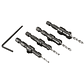 Set Brocas Avellanado 4pzs 6-8-10-12mm Cortas Makita D-73455 - Miniatura 1