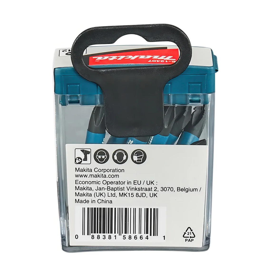 Set 10 Puntas de Impacto Black PH2-50mm Makita E-12407 4