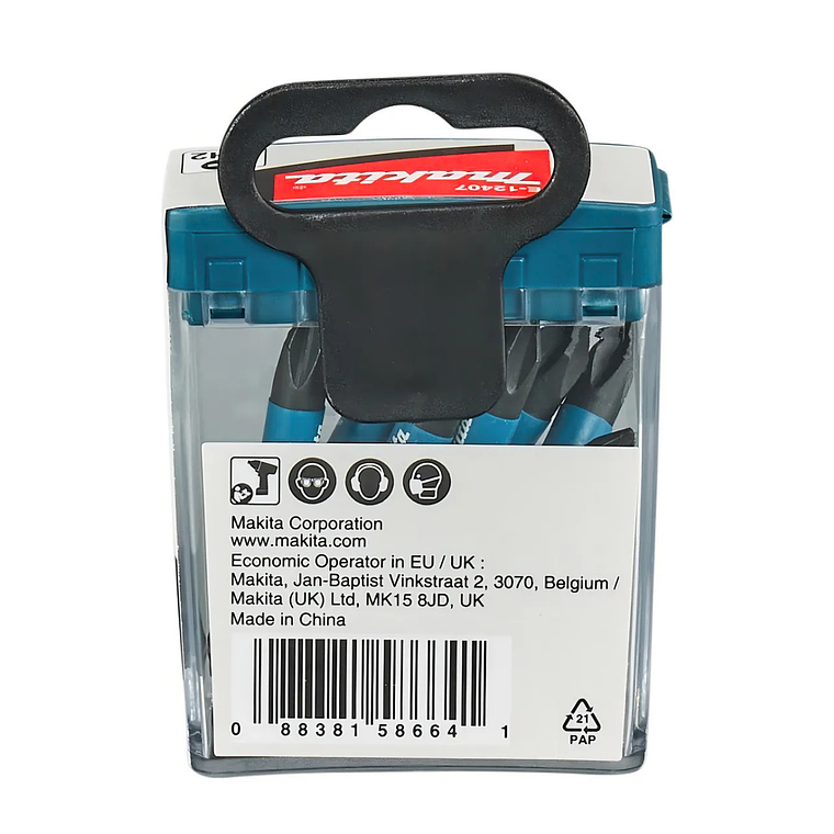 Set 10 Puntas de Impacto Black PH2-50mm Makita E-12407 4