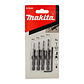 Set Brocas Avellanado 4pzs 6-8-10-12mm Cortas Makita D-73455 - Miniatura 3