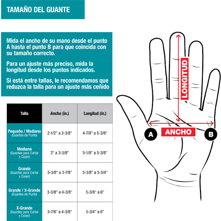 Guantes Reforzados Flexible Puño Abierto Makita T-04167 2