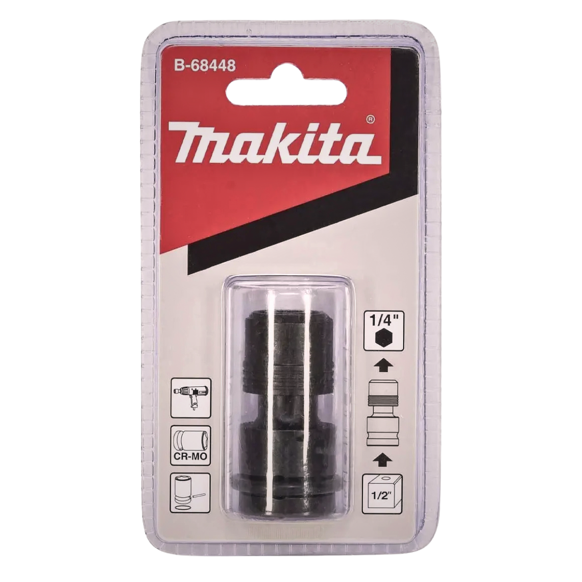 Adaptador Broca Impacto 1/4hex Para Llave1/2 Makita B-68448 4