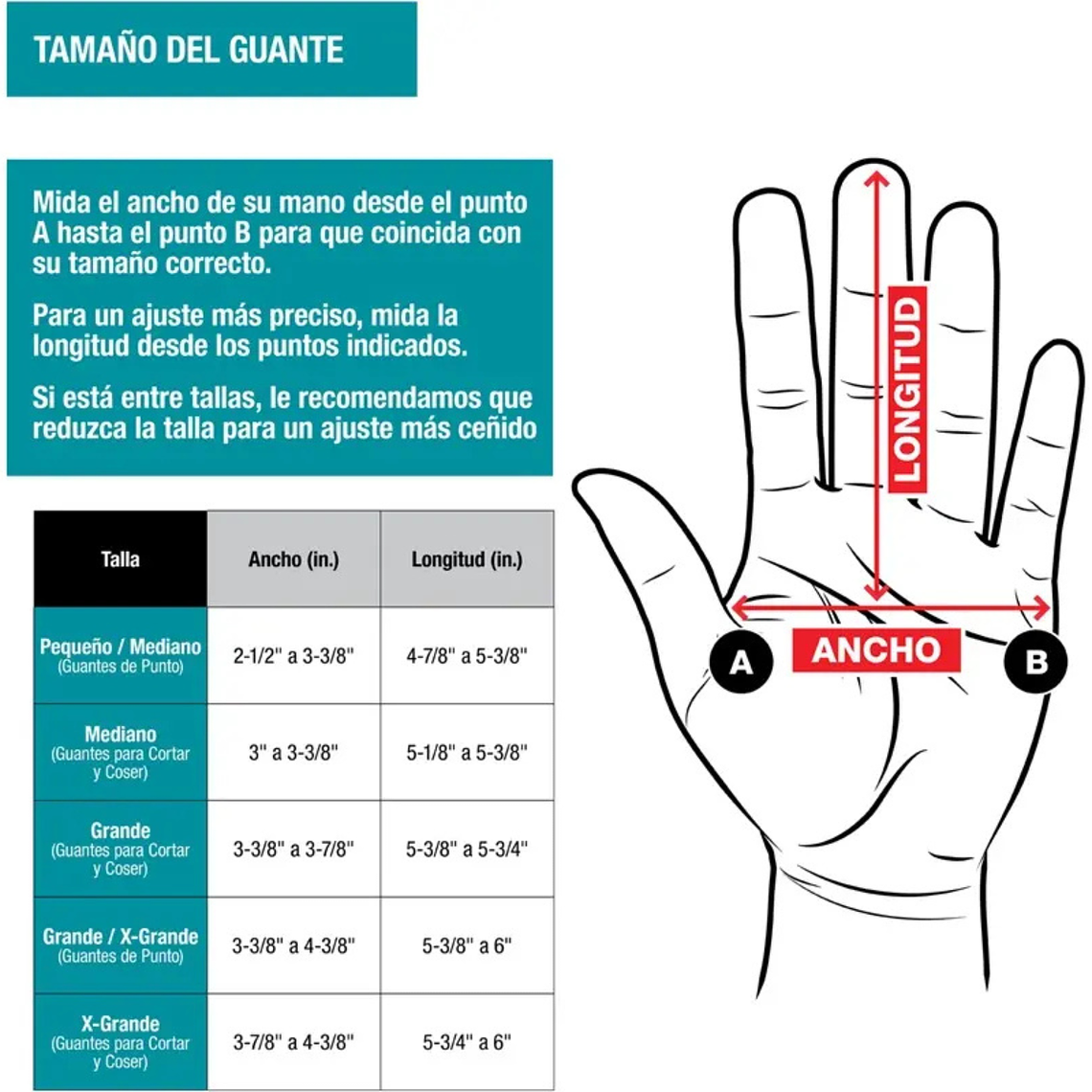 Guante Reforzado Anticorte Nitrilo Talla L-XL Makita T-04123 2