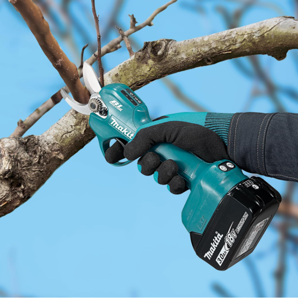 Tijera de Poda Inalámbrica 18v 30mm S/Bateria Makita DUP181Z 5