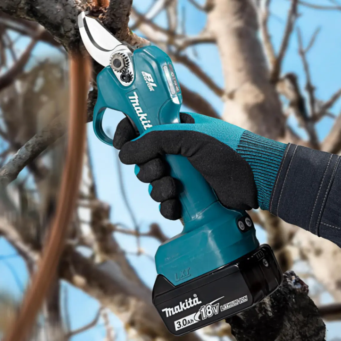 Kit Tijera Poda Inalámbrica 18v Car/Bat 3Ah Makita DUP181SF 5