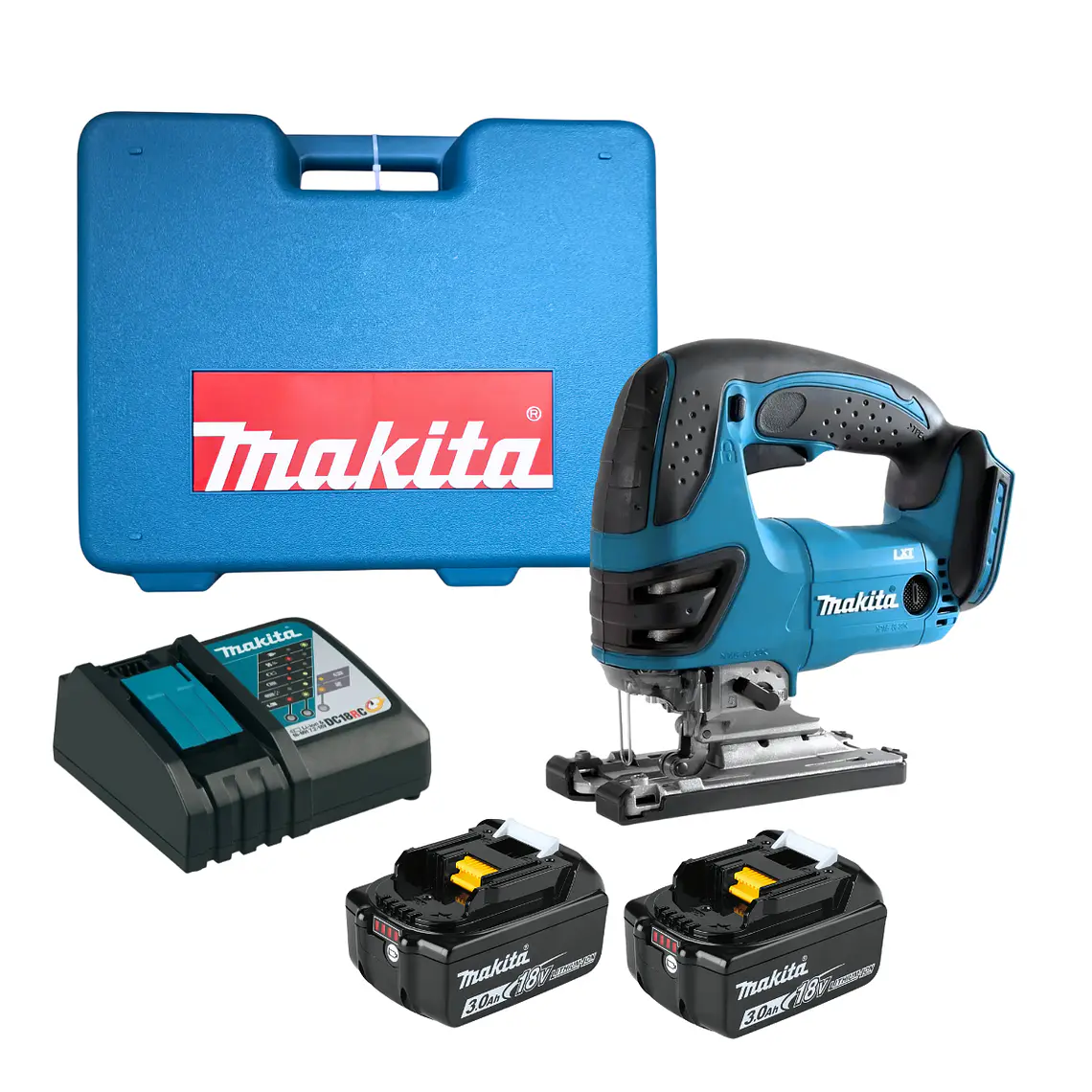Kit Sierra Caladora Inalámbrica 18v 2Bat3ah/car Makita DJV180RFE 1