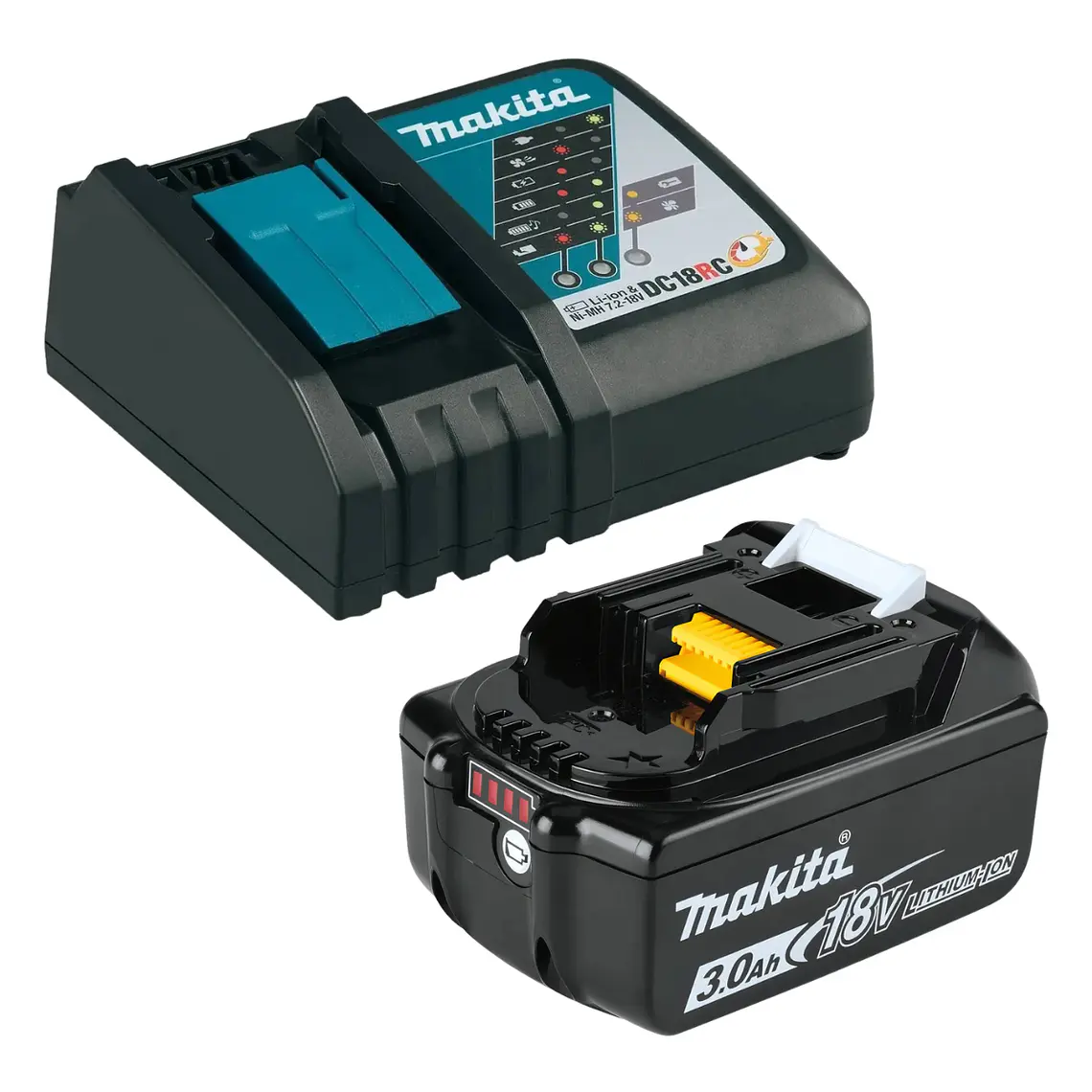 Kit Sierra Caladora Inalámbrica 18v Car/Bat3Ah Makita DJV180RF 4