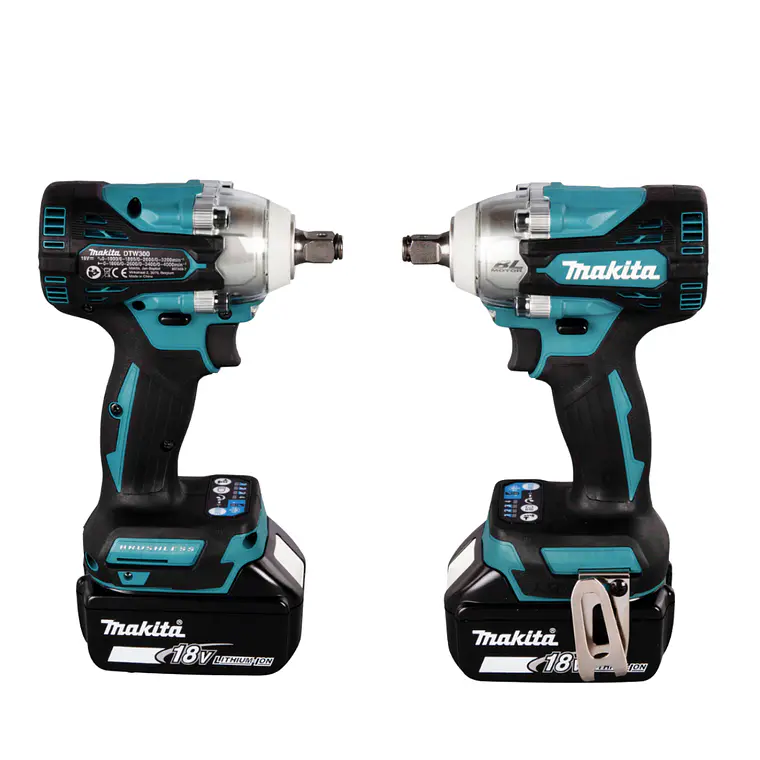 kit Llave De Impacto 18v 1/2''+Car/2Bat3ah Makita DTW300RFE 3