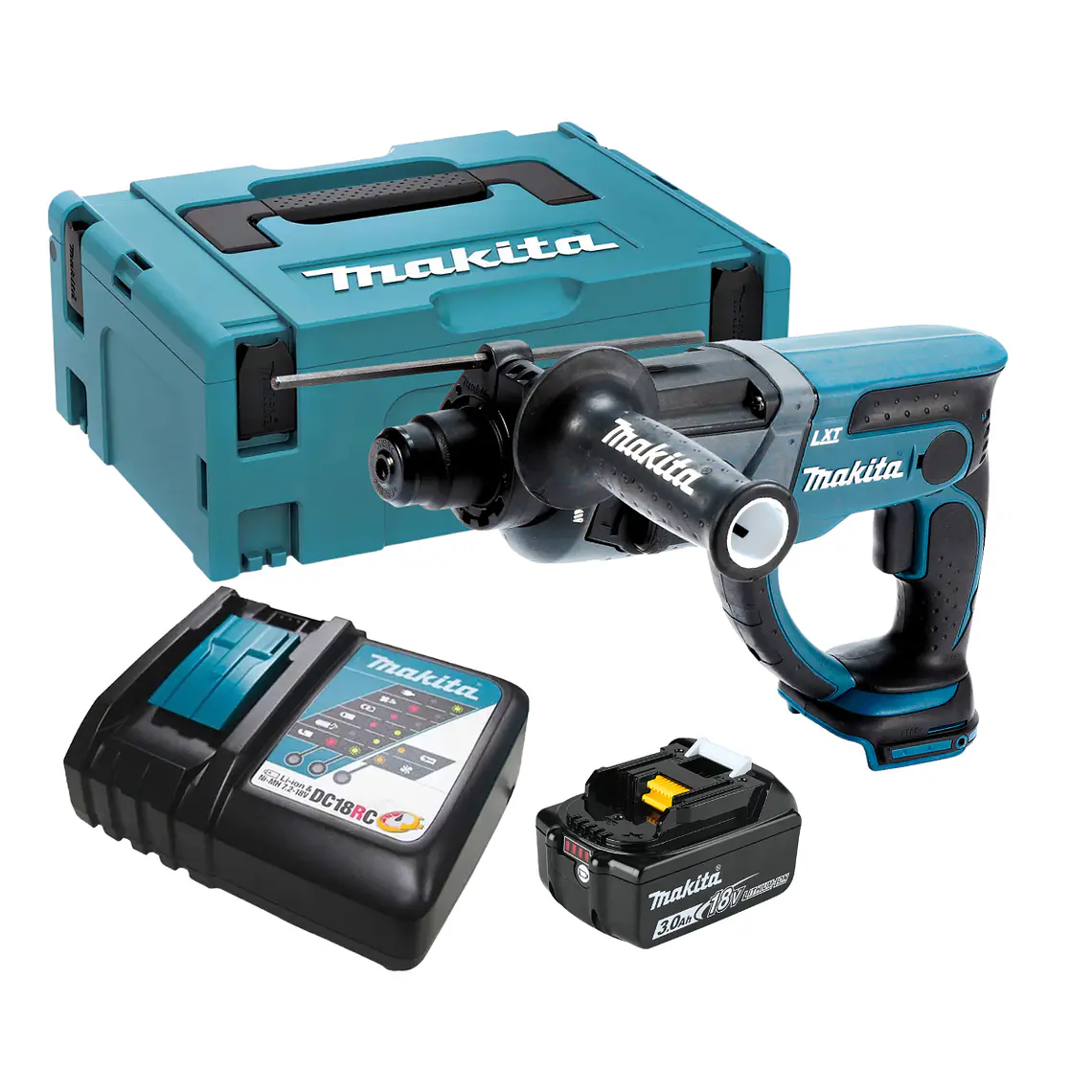Rotomartillo inalámbrico 20mm 18v Bat/Car Makita DHR202RF 1