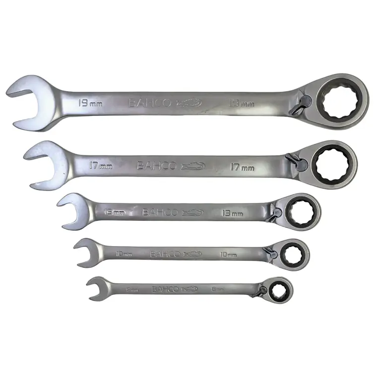 Juego Llaves Puntacorona C/chicharra Fija 8-19 Bahco 2RM5H 1