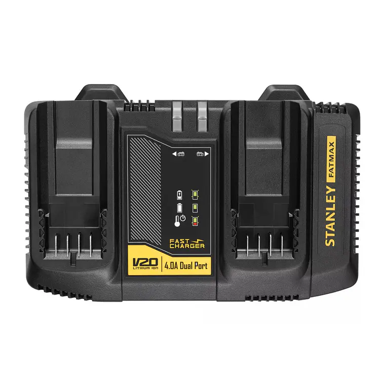 Cargador Doble De Stanley 20v 4.0ah Sc402-b2 2