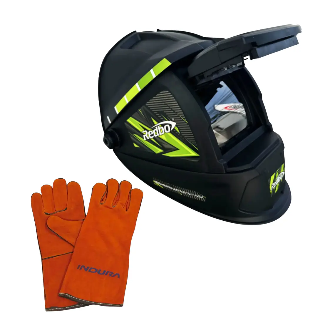 Máscara Para Soldar Profesional + Guante  RB-4000TC-2 1