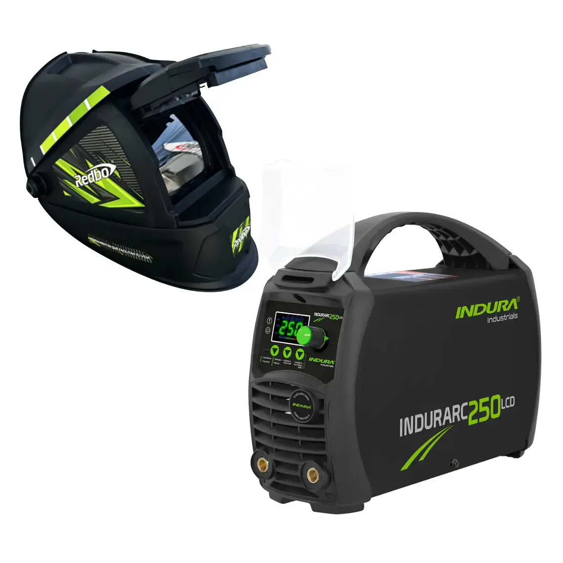 kit Soldadora Indura 250A + Máscara Redbo RB4000TC2 1
