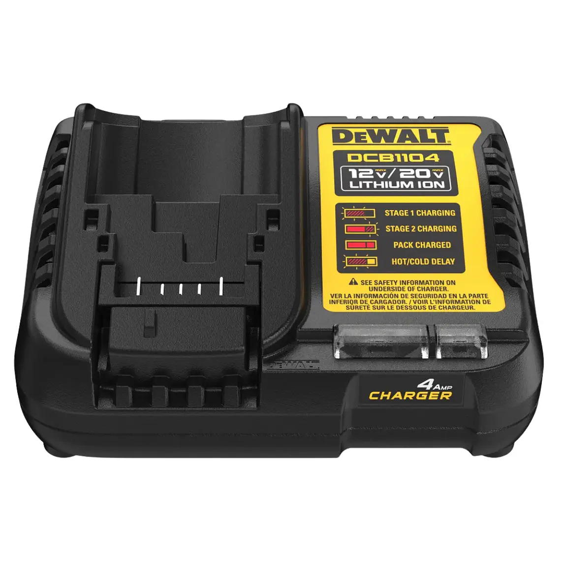 Kit Batería Xr 20v 5ah /  Cargador Rápido Dcb1104 Dewalt 4