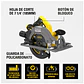 Sierra Circular Inalámbrica Stanley 20V 7-1/4 SBC551B S/Bat. - Miniatura 4