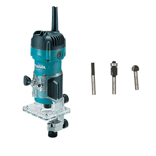 Kit Fresadora Makita M3700B 1/4
