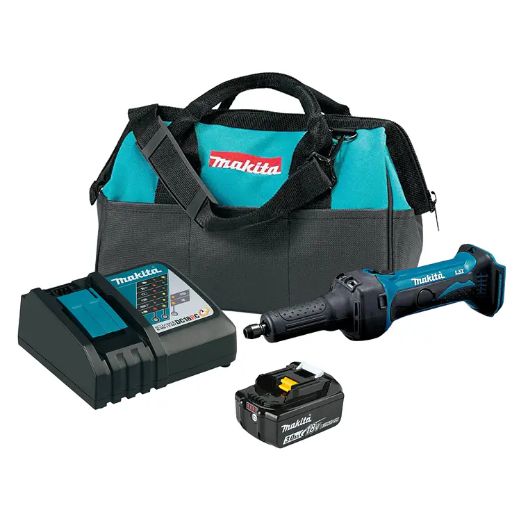 Kit Rectificadora Inalámbrica Makita 18v 1/4'' DGD800RF 1