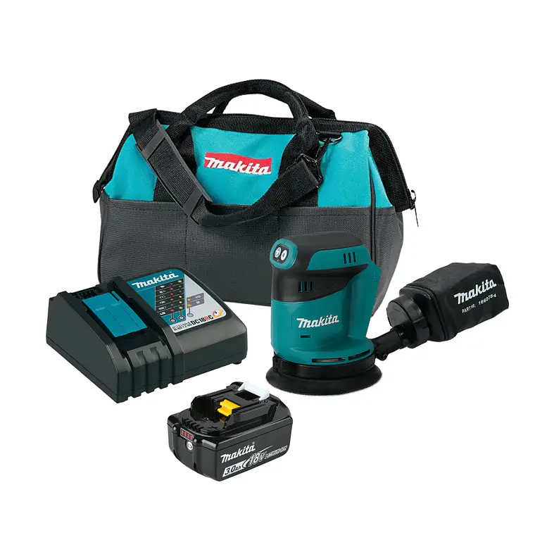 Kit Lijadora Rotorbital Inalámbrica Makita 5