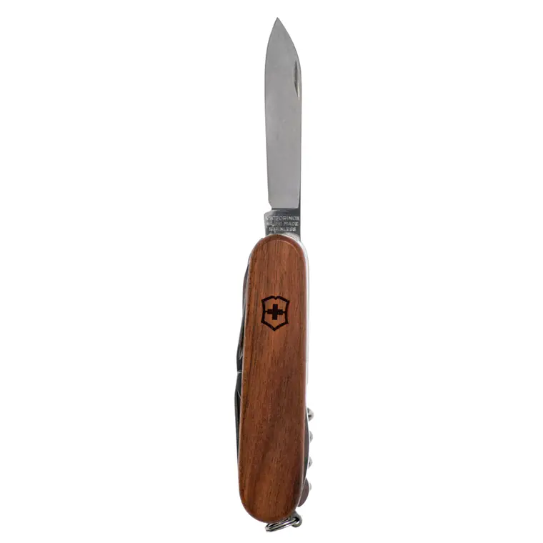 Navaja Victorinox Huntsman de Madera Nuez 1.3711.63 4
