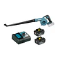Soplador Inalámbrico 18V +2 bat 3ah +Carg Makita DUB186RFE - Miniatura 1