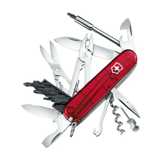 Navaja Cortapluma CyberTool Red Trans 1.7725.T / Color rojo