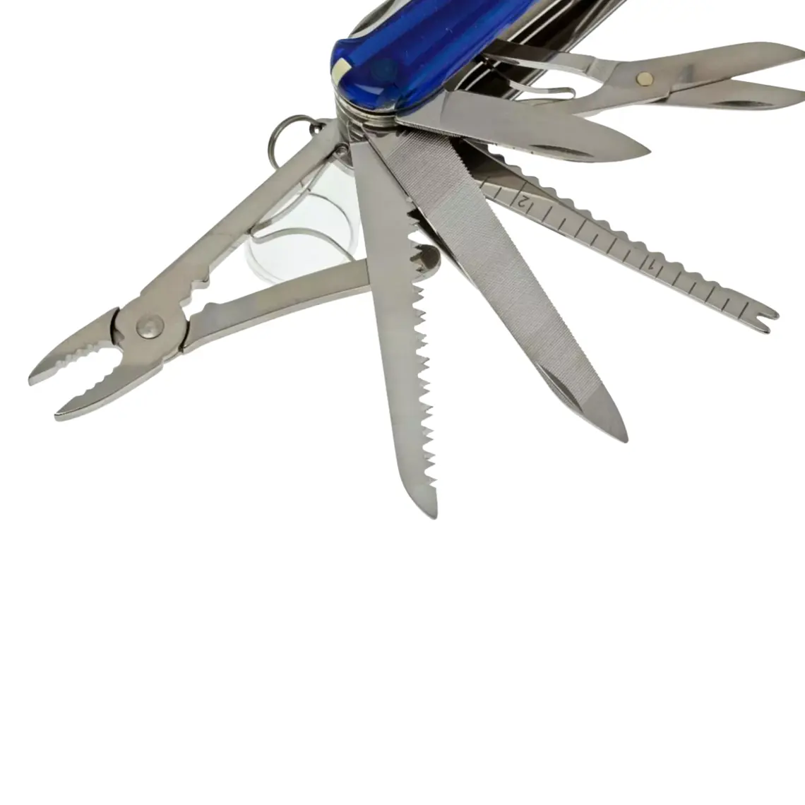 Navaja Cortaplumas Swiss Champ azul traslúcido Victorinox 3