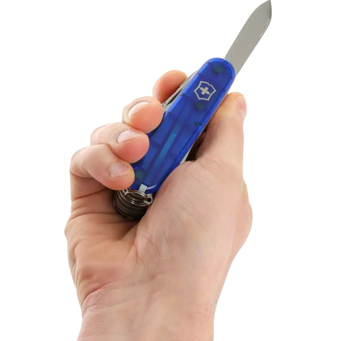 Navaja Cortaplumas Swiss Champ azul traslúcido Victorinox 7