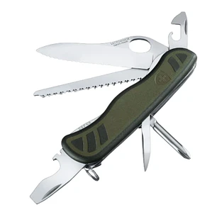 Navaja del Soldado Suizo 08 color Verde/Negro Victorinox