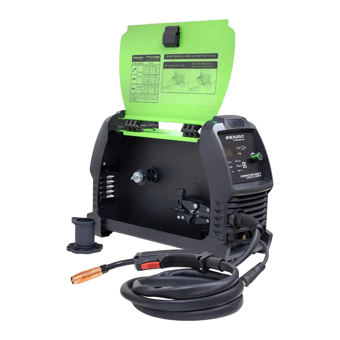 Soldadora Compactmig 130Indura MIG/FLUX/MMA/TIGMultiproceso 4
