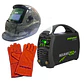 kit Soldadora Indura 250A + Máscara Redbo RBLYE95H + Guante - Miniatura 1