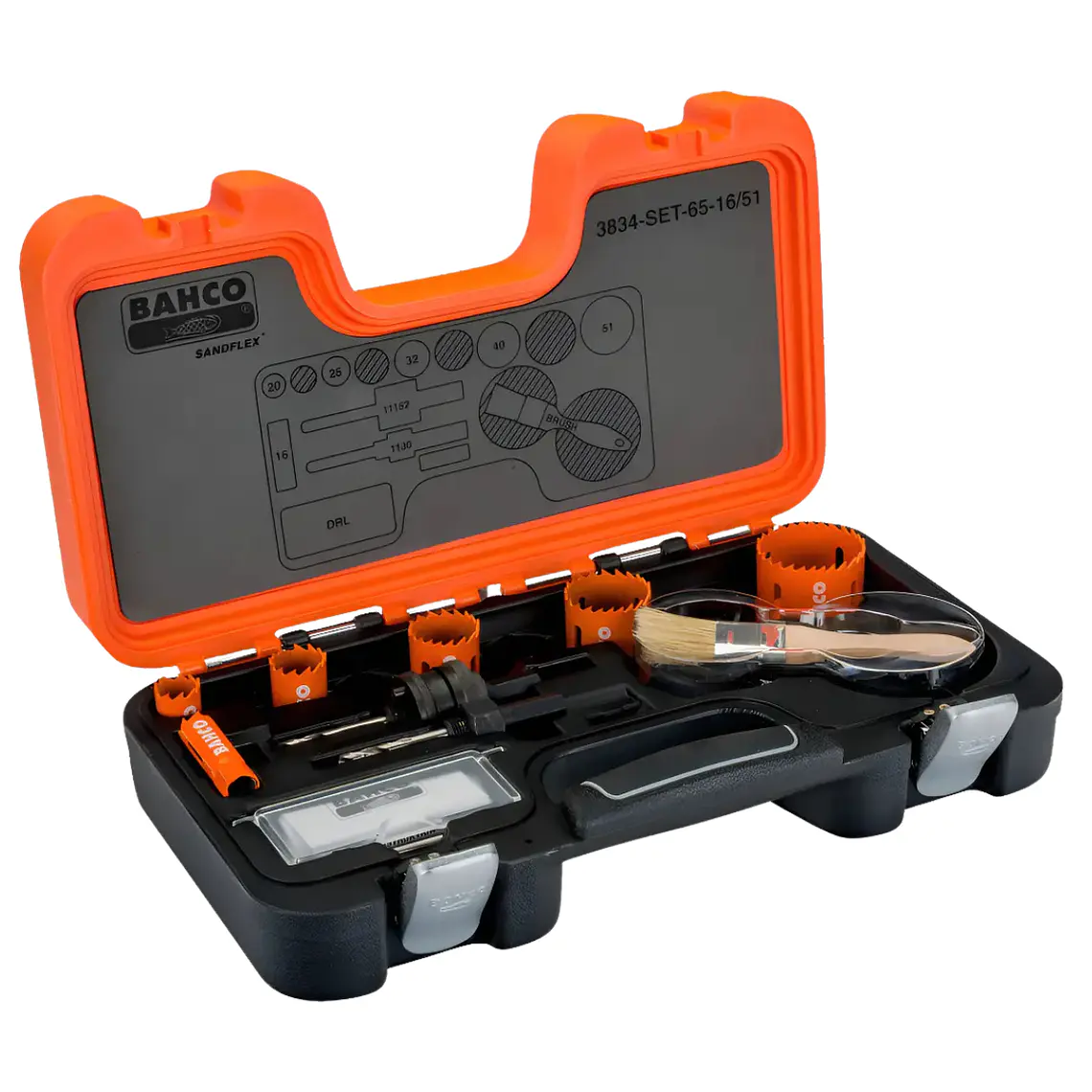 Juego Set Sierra Copa Bimetalica 9pz Bahco 3834-set-65-16/51 1