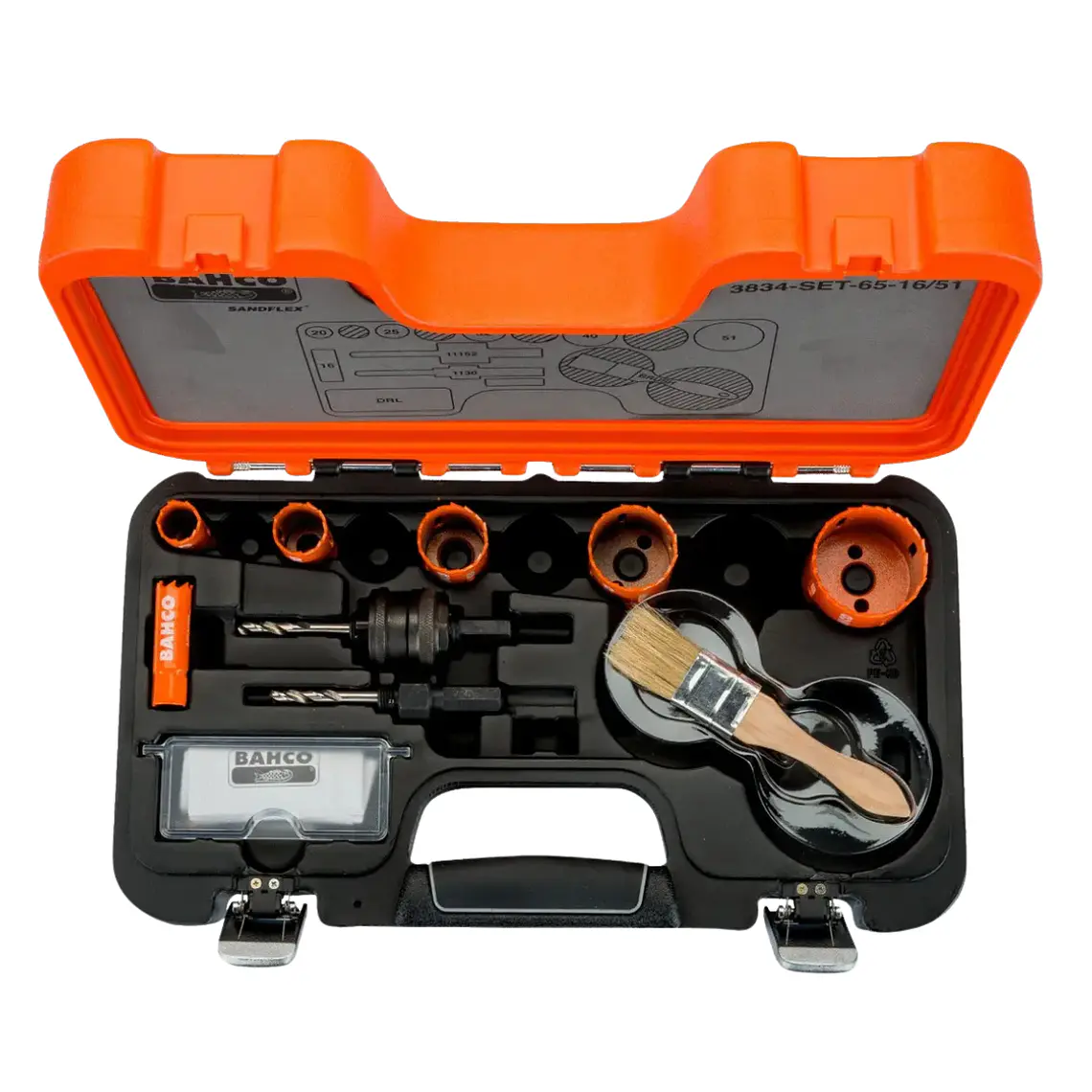 Juego Set Sierra Copa Bimetalica 9pz Bahco 3834-set-65-16/51 2