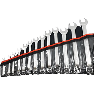 Set Juego 13 Llaves Combinadas Bahco Pulgada Acodadas PU93