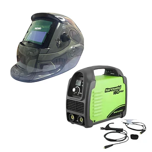 kit Soldadora Indura MMA160A + Máscara Fotosensible RBLYE95H