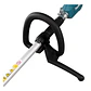 Orilladora inalambrica 18v + disc S/bat Makita DUR194Z - Miniatura 3