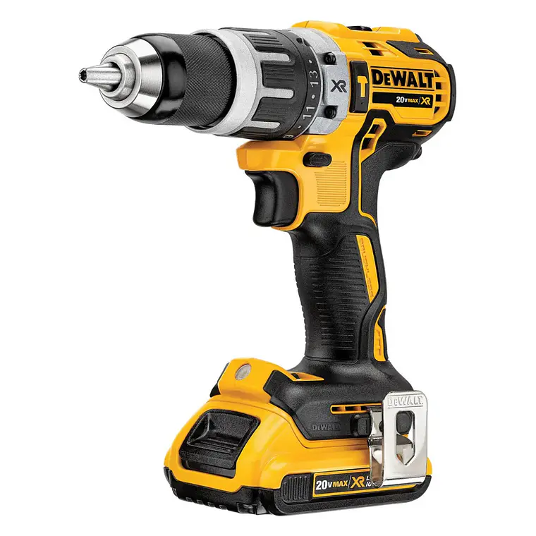 Kit DeWALT 20VTaladroPercutor DCD796P1+Bat5Ah/Car +Cuchillo  2