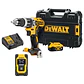 Kit DeWALT Taladro 20VBat.5Ah/Car +MedidorLáser DW055PL 16m - Miniatura 1