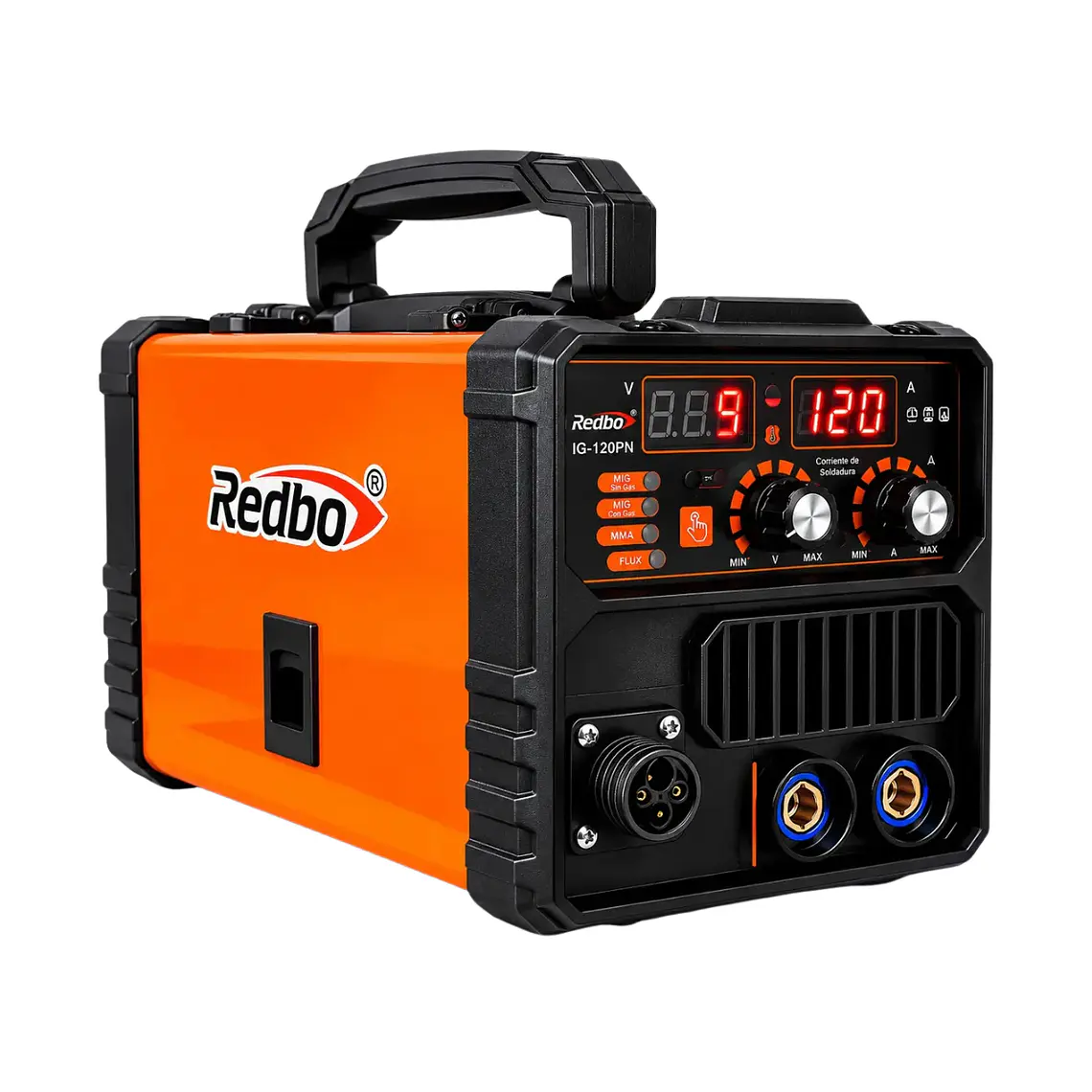 Soldadora Inverter Multiproceso Redbo 120A 2en1 MIG120PN  1