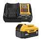 Kit Taladro Percutor 20V+ Bat/5Ah DCD796P1+Set100 Pza GRATIS - Miniatura 6