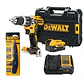 Kit DeWALT 20VTaladroPercutor DCD796P1+Bat5Ah/Car +Cuchillo  - Miniatura 1
