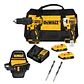 Kit DeWALT Taladro/Atornillador 20V 2Bat PortaTaladro Brocas - Miniatura 1