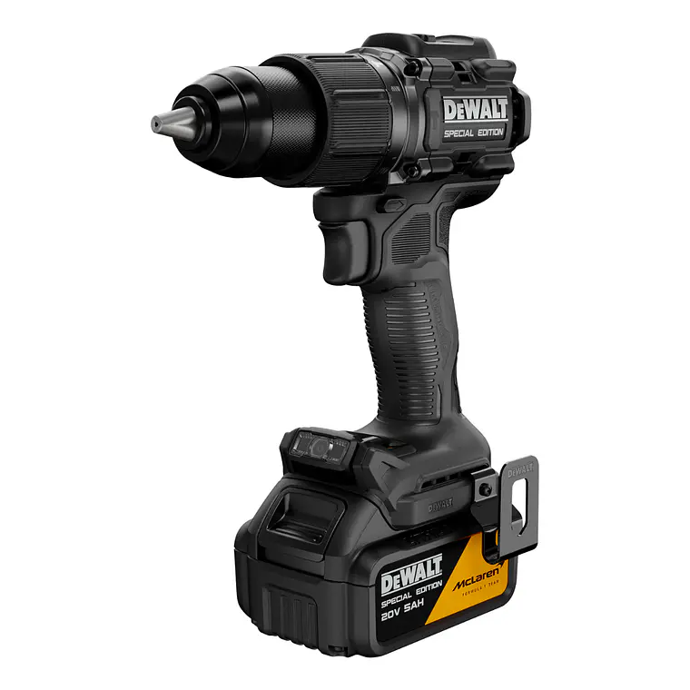 Kit DeWALT x McLaren DCK2223MP2T-B2 Taladro Percutor + Esmeril Angular 20V XR 2 Baterías 5Ah 2